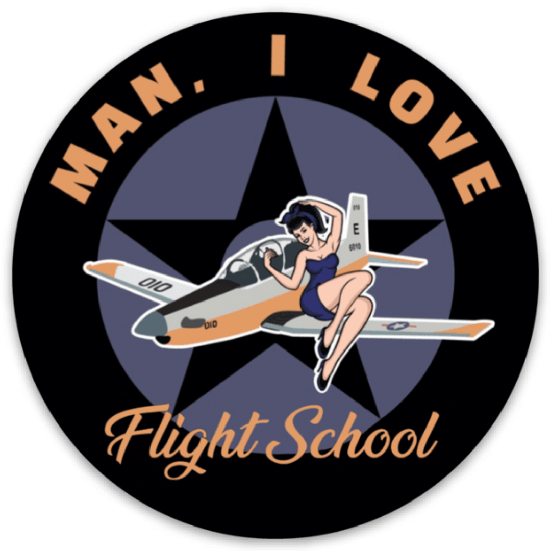 MILFS T-6 Sticker