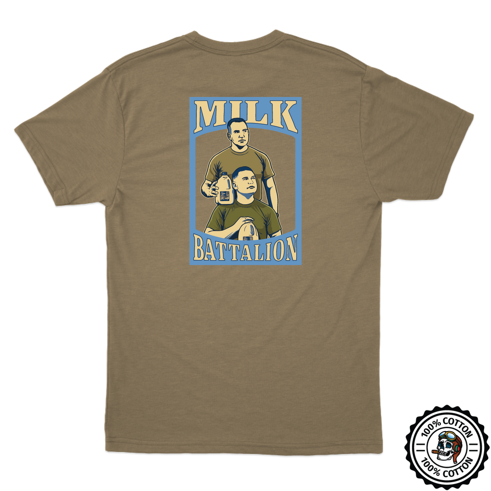 Virginia Tech MILK Battalion V2 Tan T-Shirt