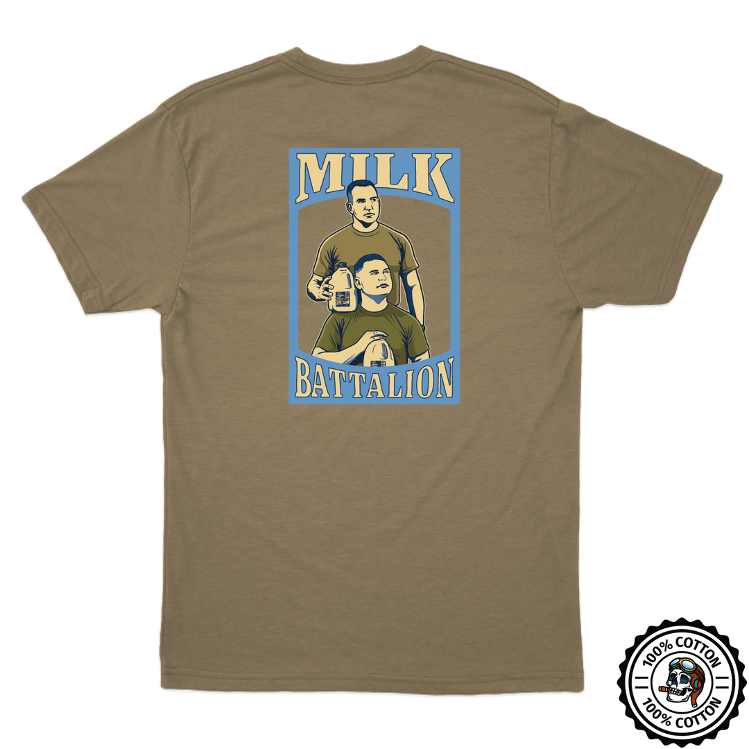 Virginia Tech MILK Battalion V2 Tan T-Shirt
