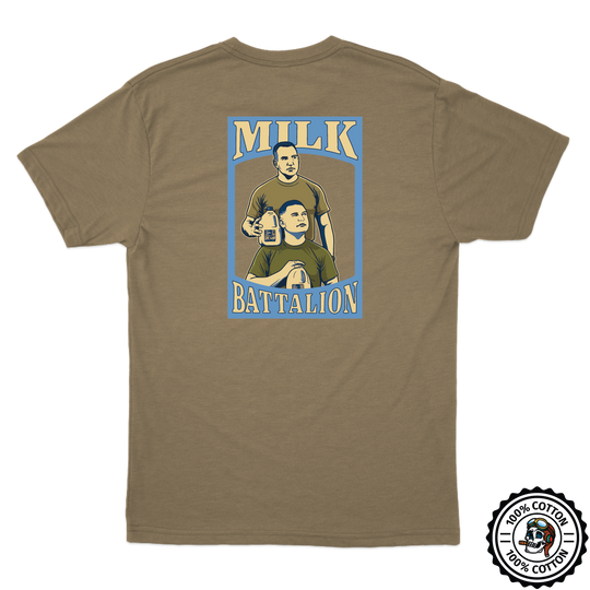 Virginia Tech MILK Battalion V2 Tan T-Shirt