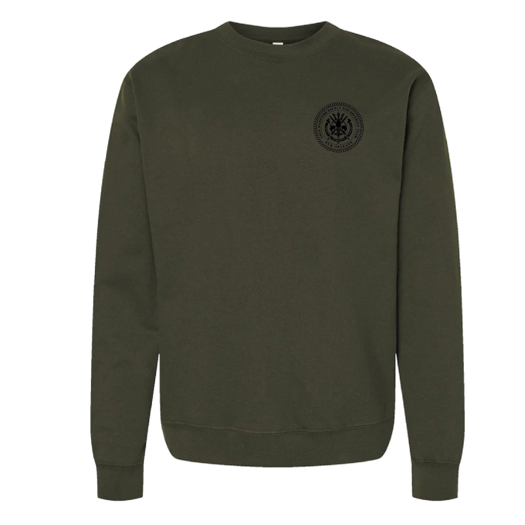 MSST NOLA_crewneck_Army_front.png
