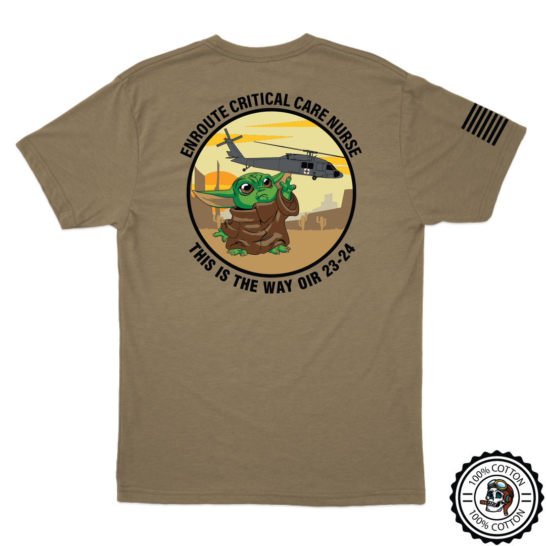 C Co, 3-126 AVN "Mando MEDEVAC" V2 Tan 499 T-Shirt