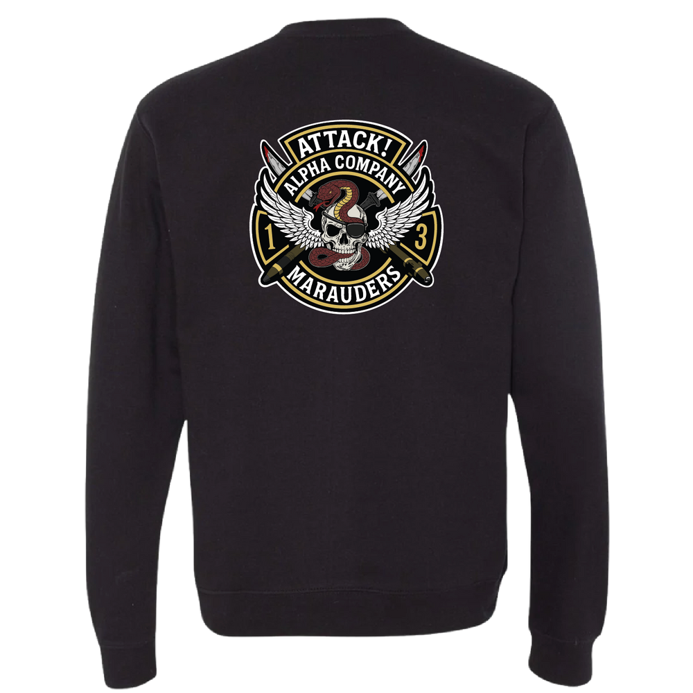A Co, 1-3 AB "Marauders" Crewneck Sweatshirt