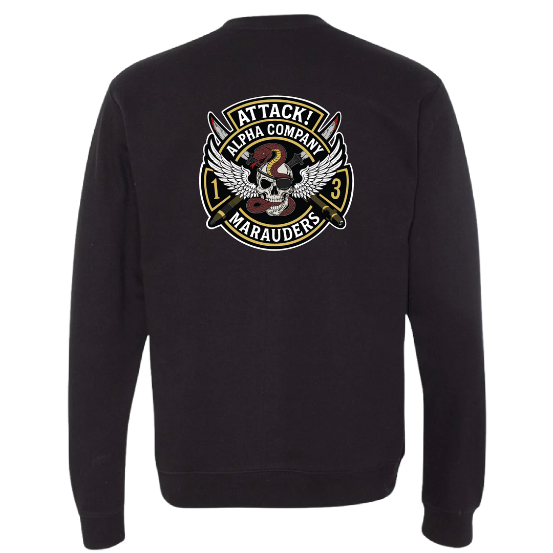 A Co, 1-3 AB "Marauders" Crewneck Sweatshirt