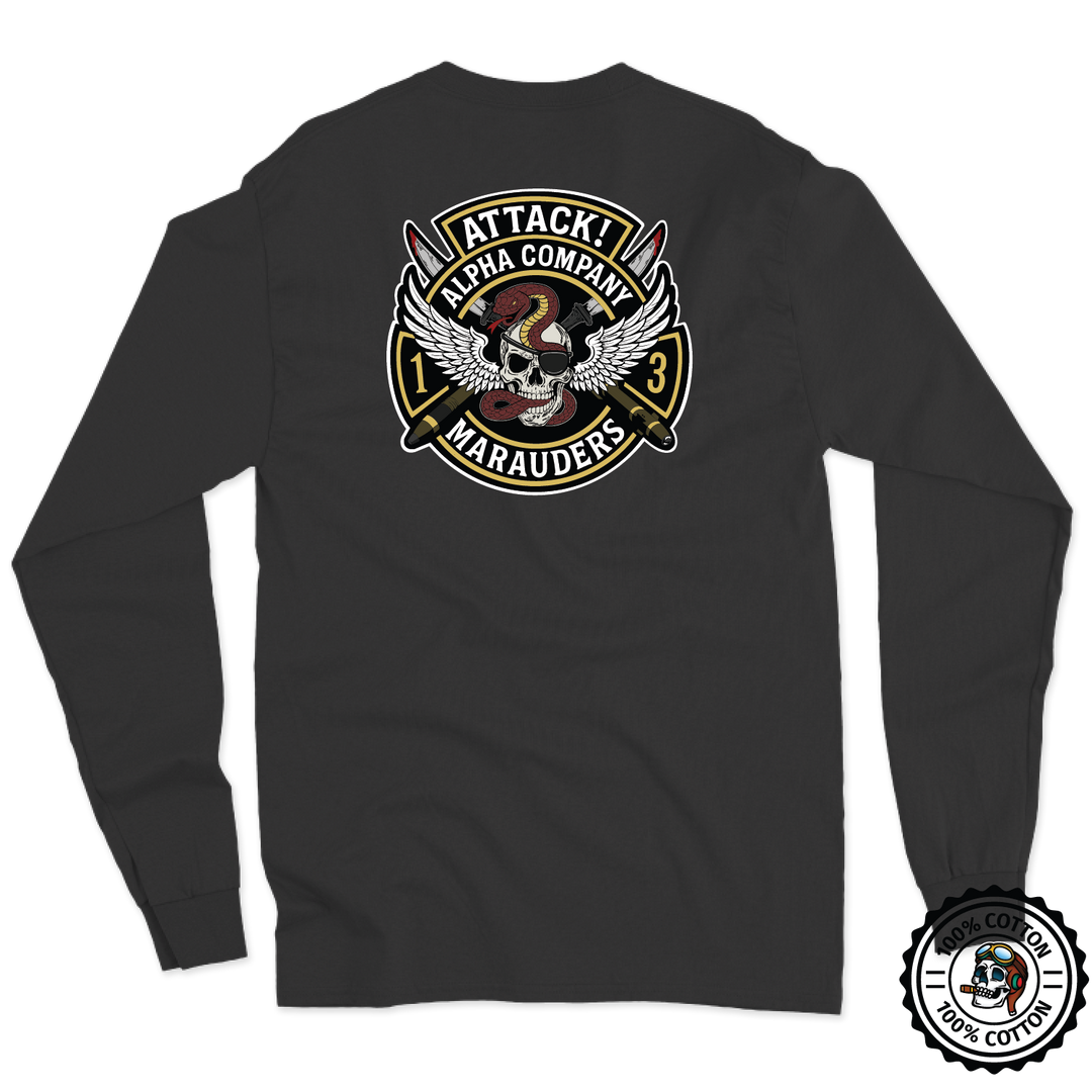 A Co, 1-3 AB "Marauders" Long Sleeve T-Shirt