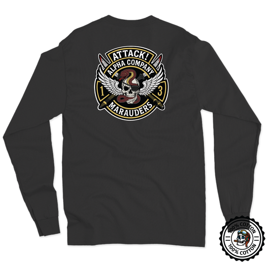 A Co, 1-3 AB "Marauders" Long Sleeve T-Shirt