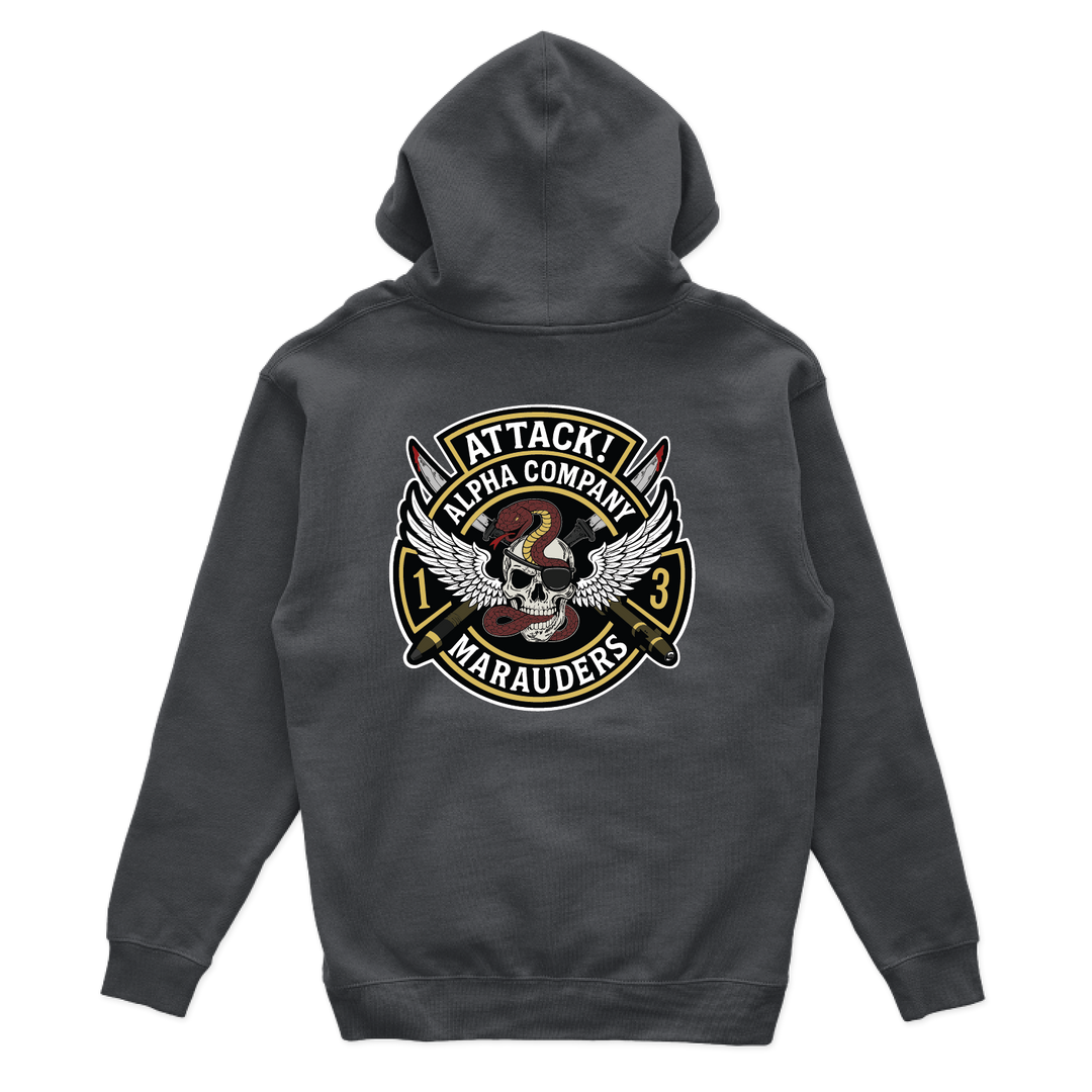 A Co, 1-3 AB "Marauders" Hoodies