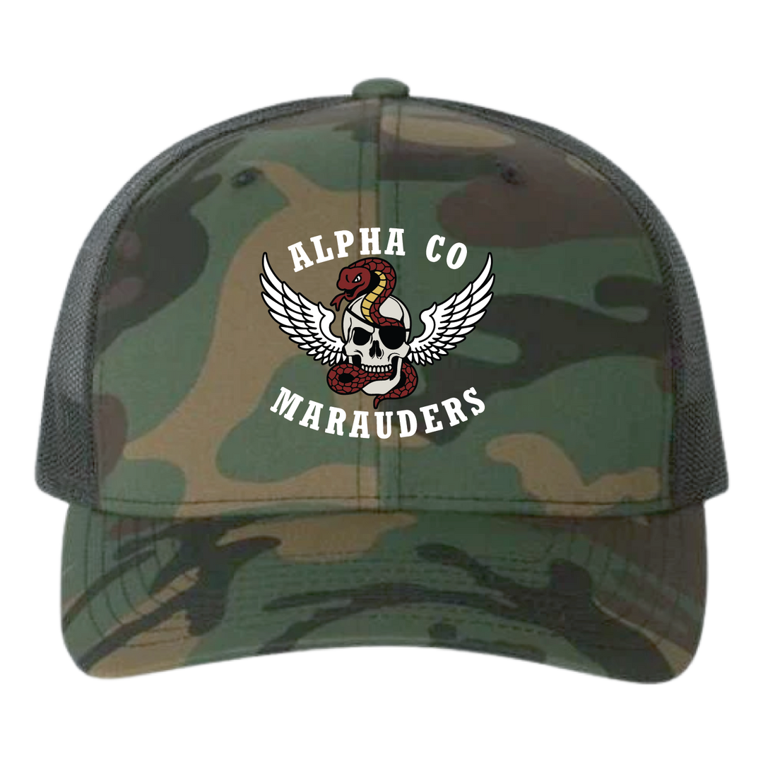 A Co, 1-3 AB "Marauders" Embroidered Hats