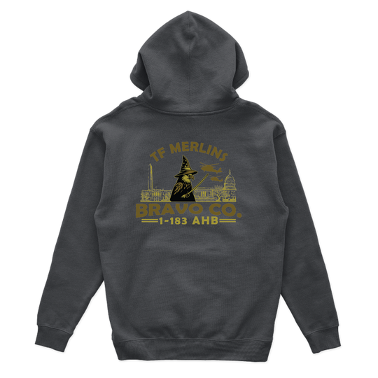 B Co, 1-183 AHB "Merlins" V1 Hoodies