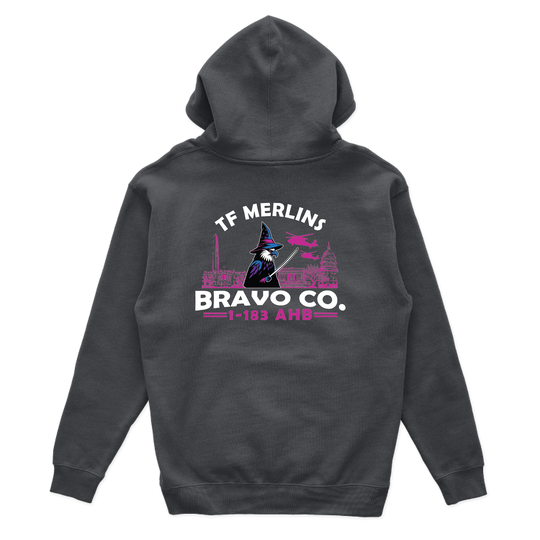 B Co, 1-183 AHB "Merlins" V2 Hoodies