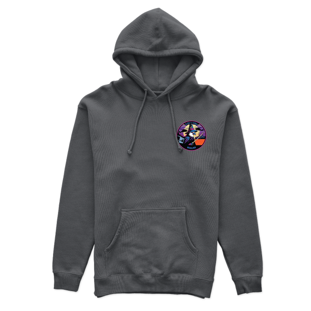 B Co, 1-183 AHB "Merlins" V2 Hoodies