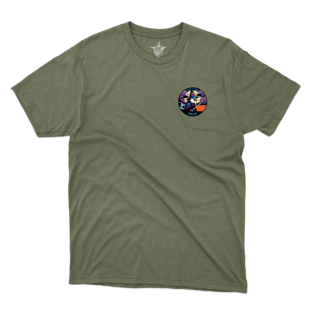 B Co, 1-183 AHB "Merlins" V2 T-Shirts