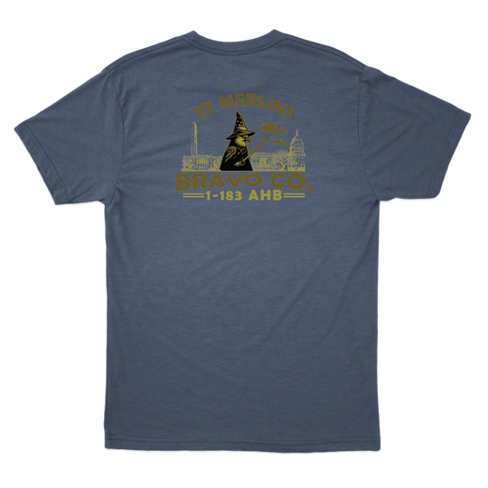 B Co, 1-183 AHB "Merlins" V1 T-Shirts