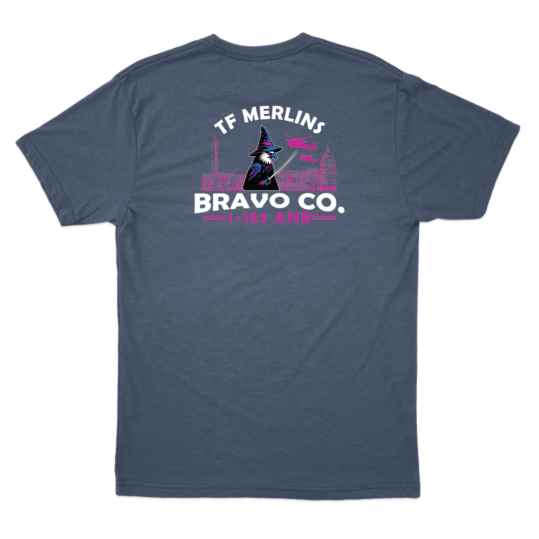 B Co, 1-183 AHB "Merlins" V2 T-Shirts
