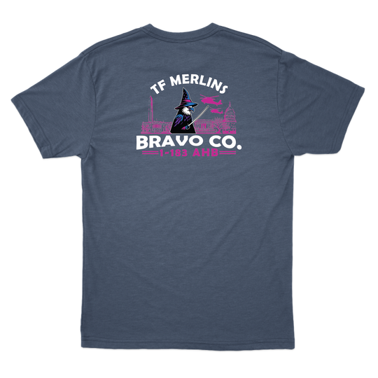 B Co, 1-183 AHB "Merlins" V2 T-Shirts