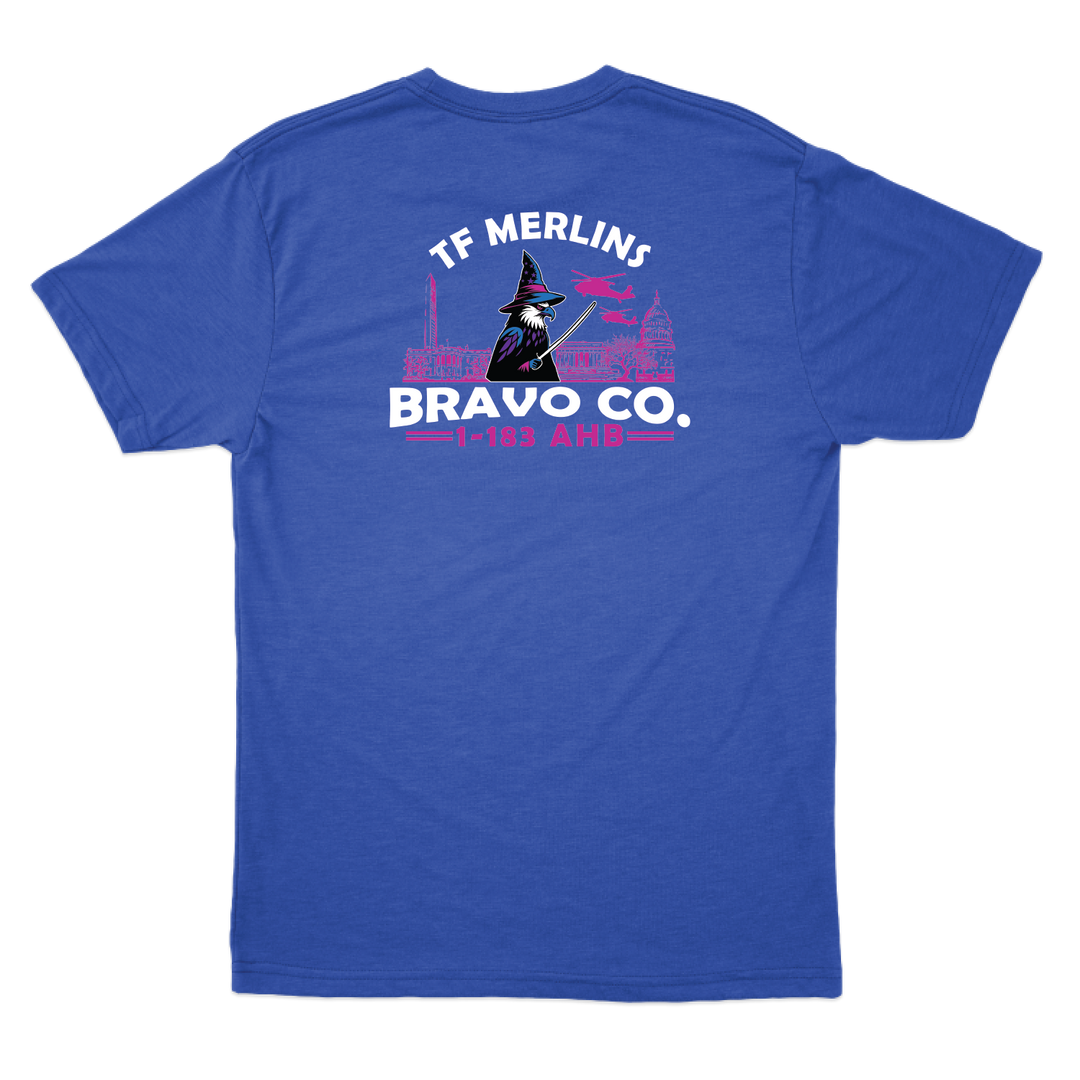 B Co, 1-183 AHB "Merlins" V2 T-Shirts