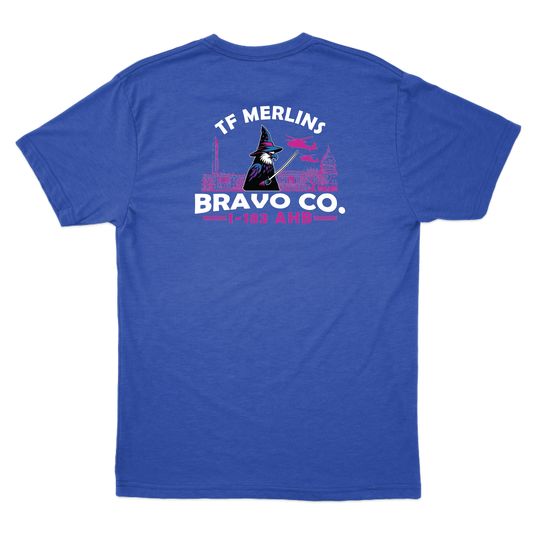 B Co, 1-183 AHB "Merlins" V2 T-Shirts