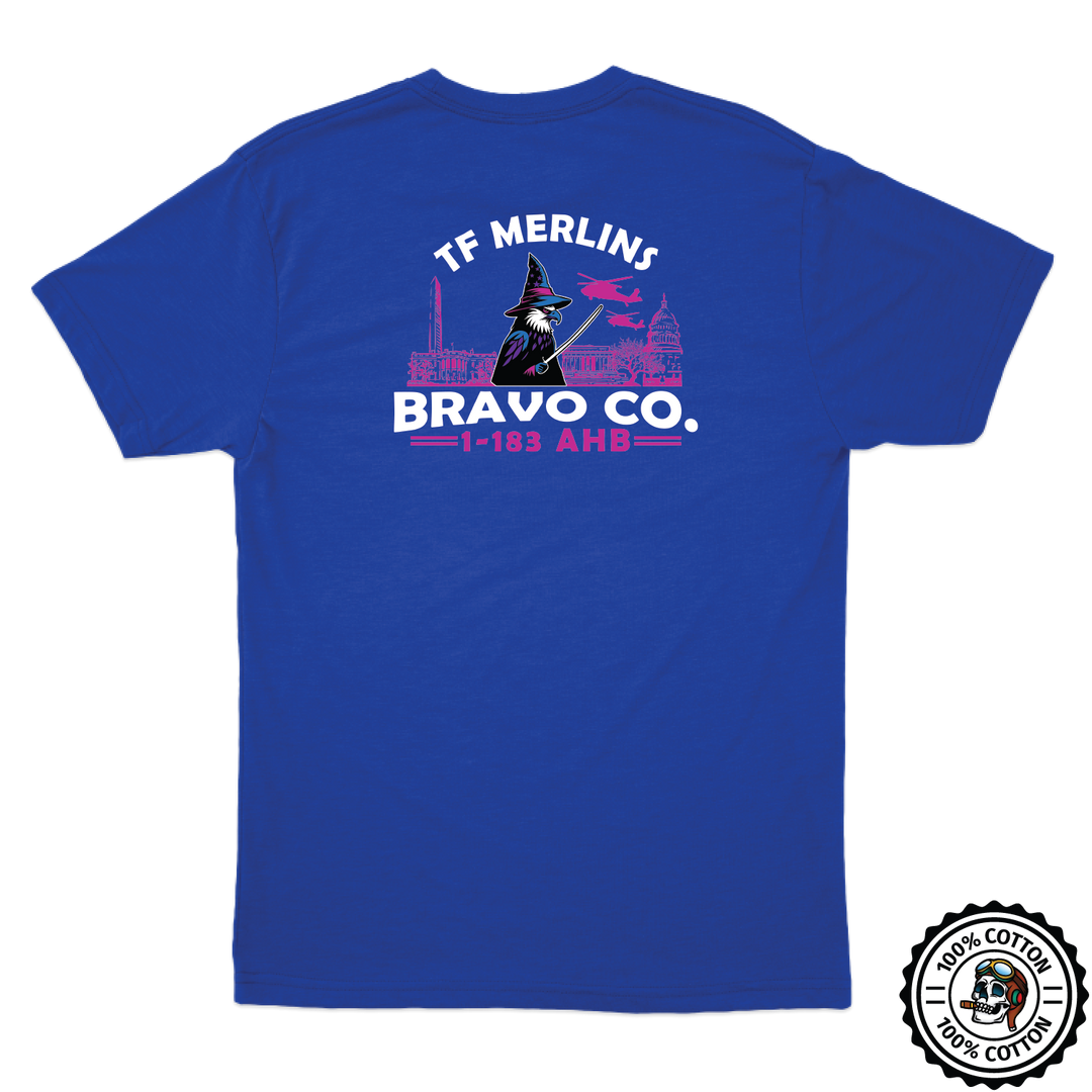 B Co, 1-183 AHB "Merlins" V2 T-Shirts