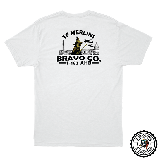 B Co, 1-183 AHB "Merlins" V1 T-Shirts