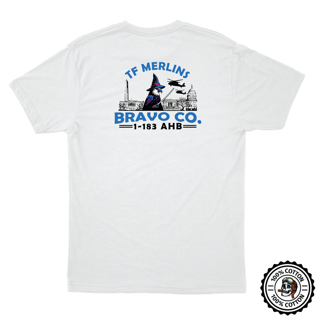 B Co, 1-183 AHB "Merlins" V2 T-Shirts