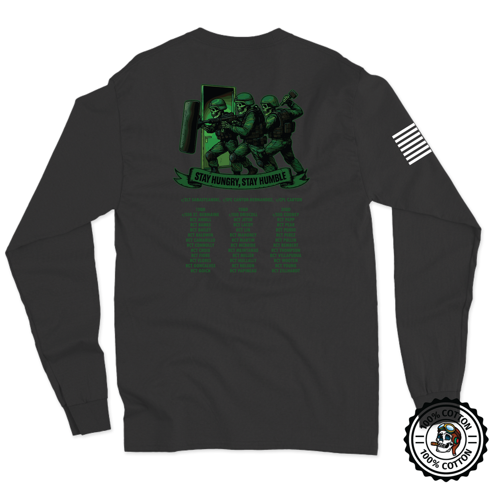 Norwich University Corps of Cadets 3rd PLT, D Co Long Sleeve T-Shirt