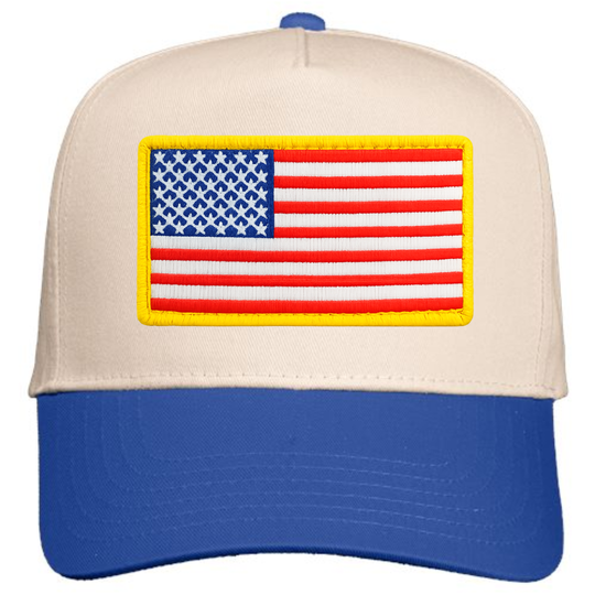 Old Glory Five-Panel Twill Cap