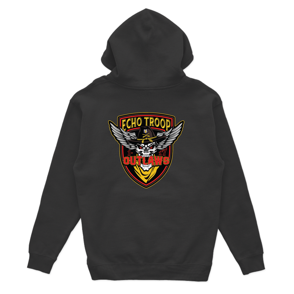 E Troop, 1-17 ACS "Outlaws" Hoodies