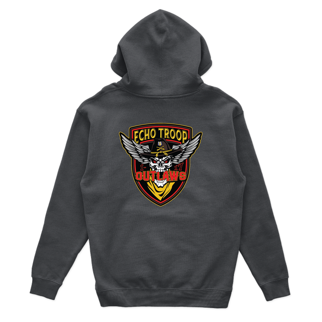 E Troop, 1-17 ACS "Outlaws" Hoodies
