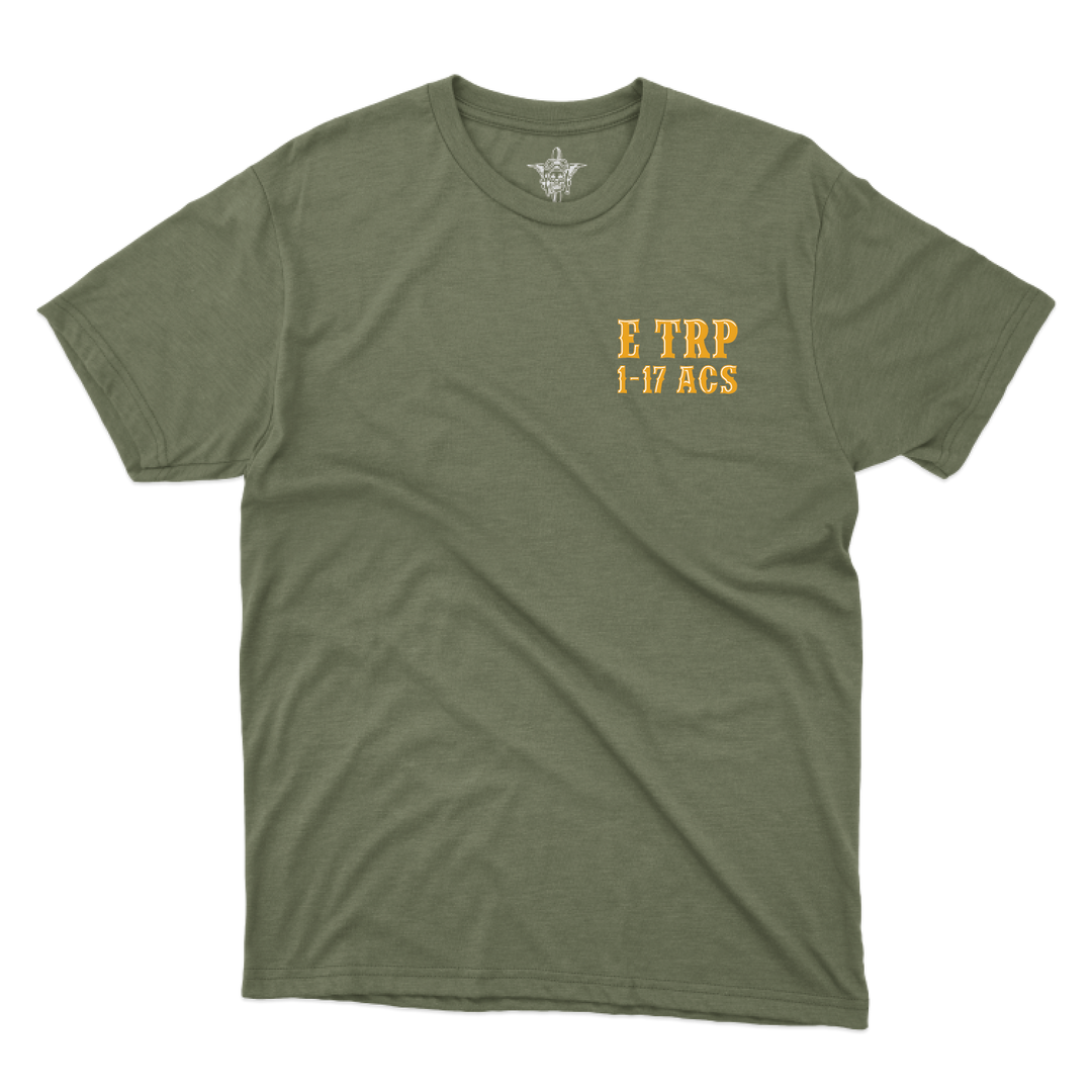 E Troop, 1-17 ACS "Outlaws" T-Shirts