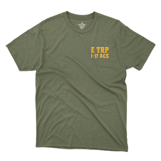E Troop, 1-17 ACS "Outlaws" T-Shirts