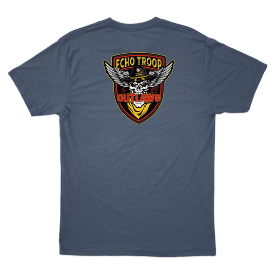 E Troop, 1-17 ACS "Outlaws" T-Shirts