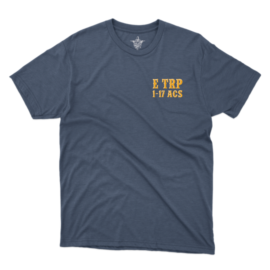 E Troop, 1-17 ACS "Outlaws" T-Shirts