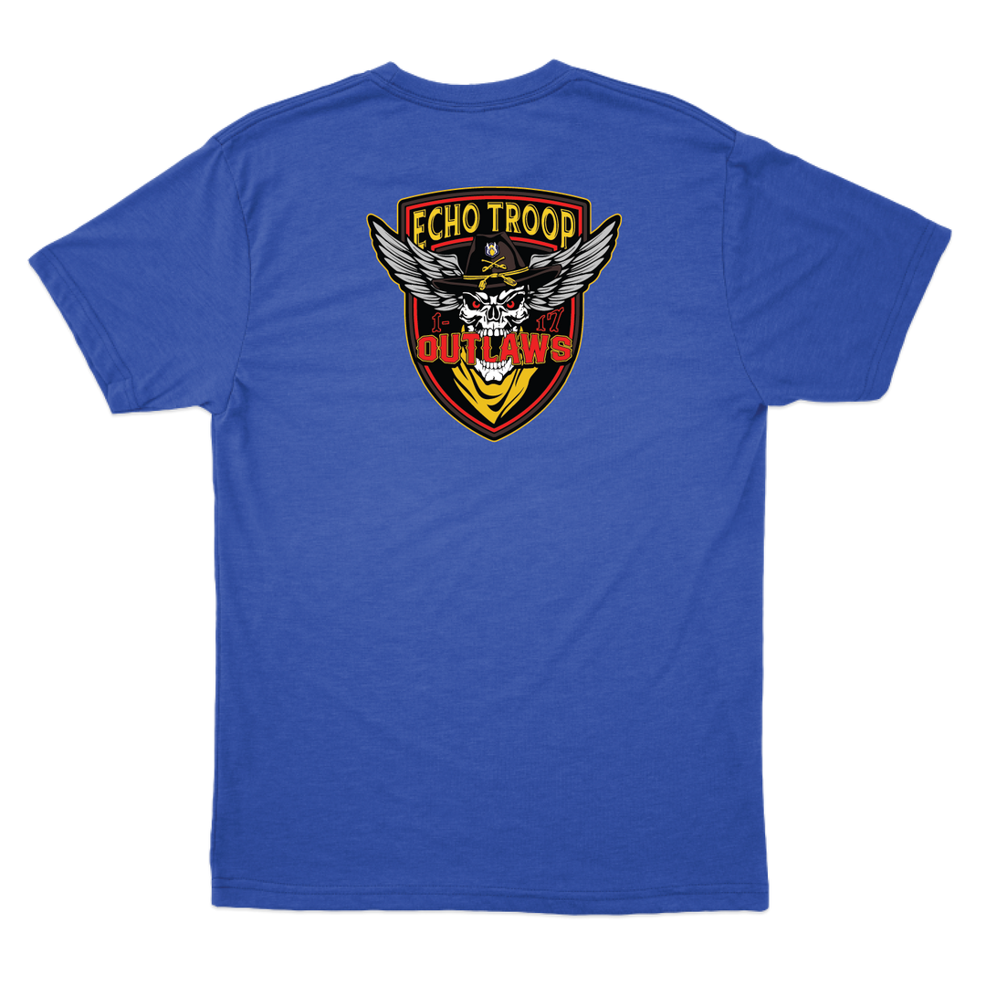 E Troop, 1-17 ACS "Outlaws" T-Shirts
