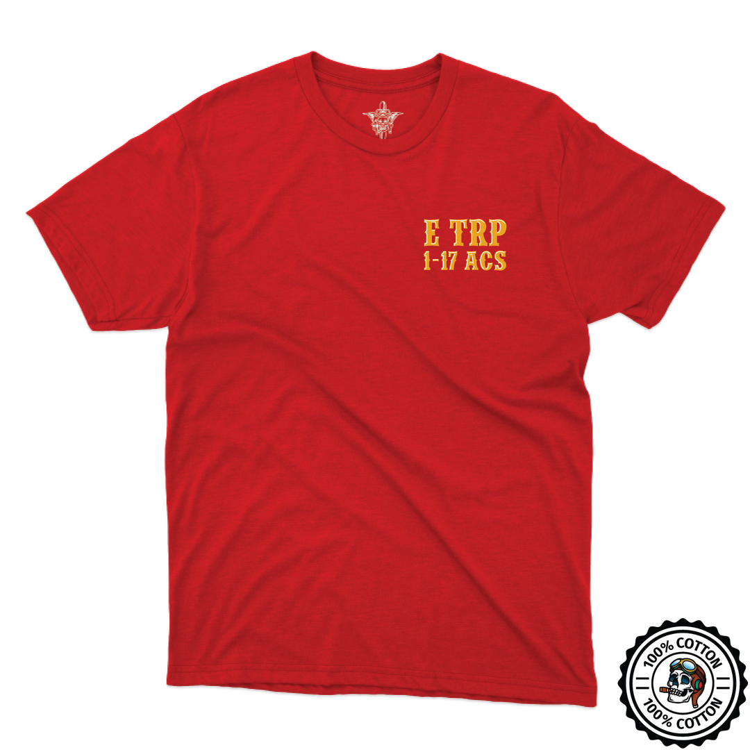 E Troop, 1-17 ACS "Outlaws" T-Shirts