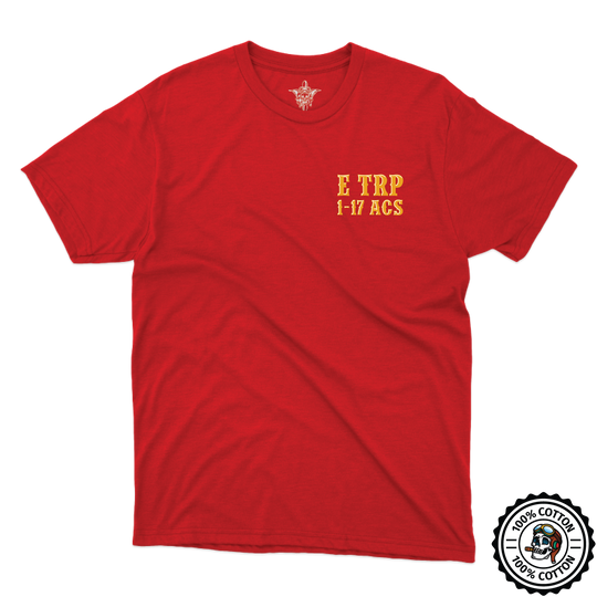 E Troop, 1-17 ACS "Outlaws" T-Shirts