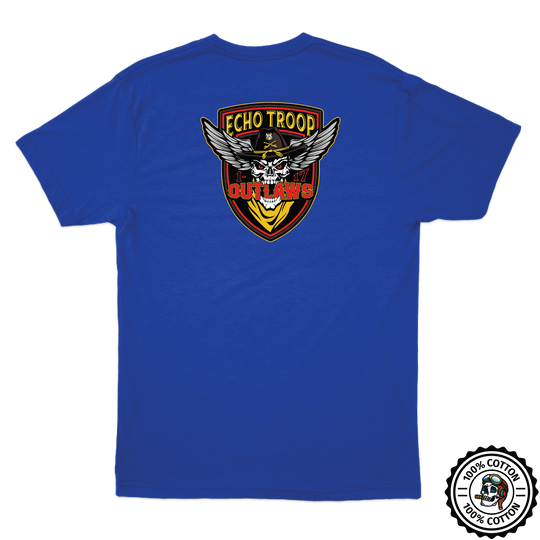 E Troop, 1-17 ACS "Outlaws" T-Shirts
