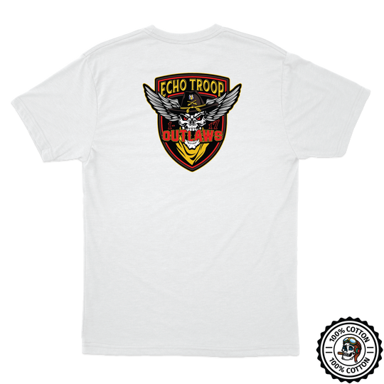 E Troop, 1-17 ACS "Outlaws" T-Shirts