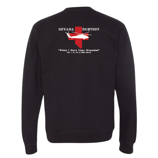 Det 1, G Co, 2-238 GSAB "Wolfpack Dustoff" Crewneck Sweatshirt