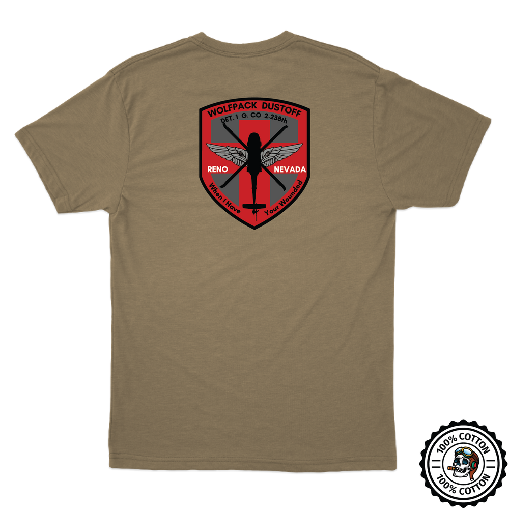 Det 1, G Co, 2-238 GSAB "Nevada" Tan T-Shirt