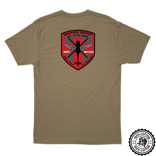 Det 1, G Co, 2-238 GSAB "Nevada" Tan T-Shirt