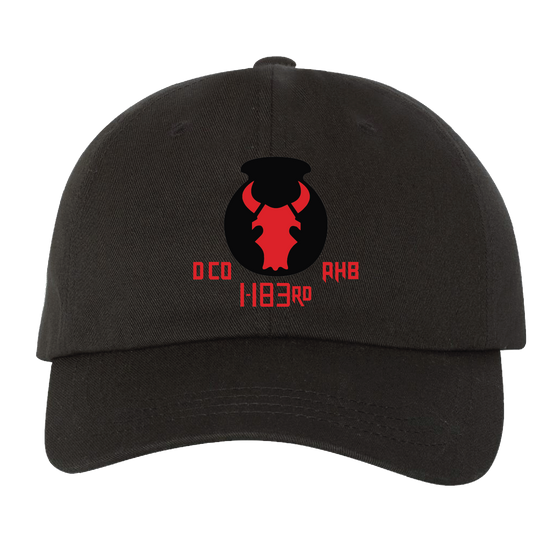 D Co, 1-183 AHB Embroidered Hats