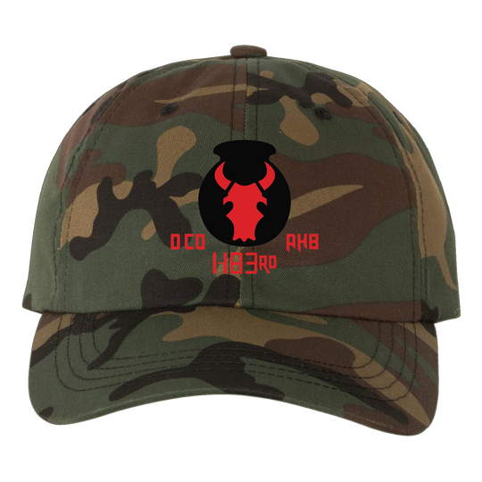 D Co, 1-183 AHB Embroidered Hats