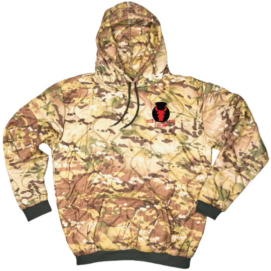 D Co, 1-183 AHB Field Hoodie Embroidery