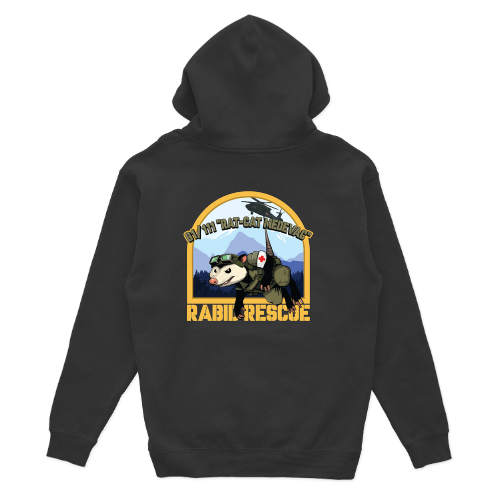 Det 1, G Co, 1-111 AVN "Rat Cat MEDEVAC" Hoodies