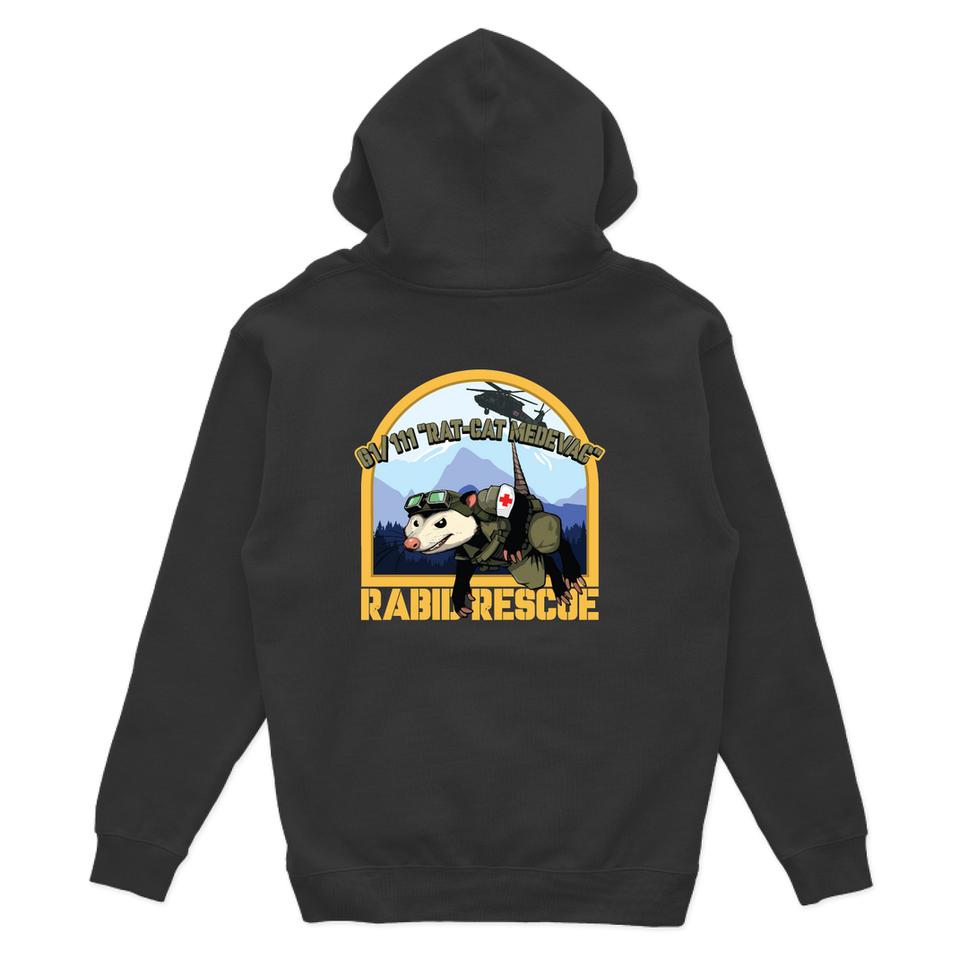 Det 1, G Co, 1-111 AVN "Rat Cat MEDEVAC" Hoodies