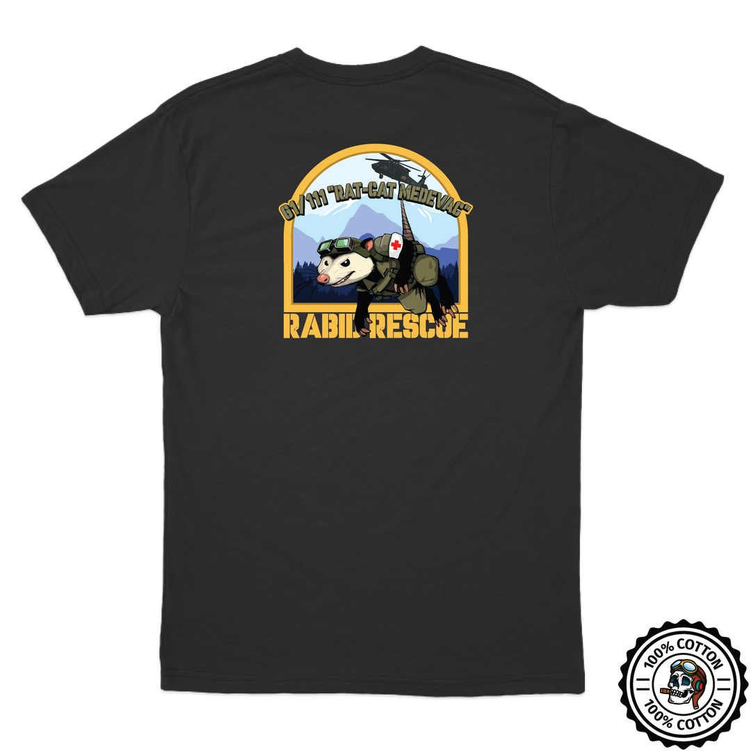 Det 1, G Co, 1-111 AVN "Rat Cat MEDEVAC" T-Shirts