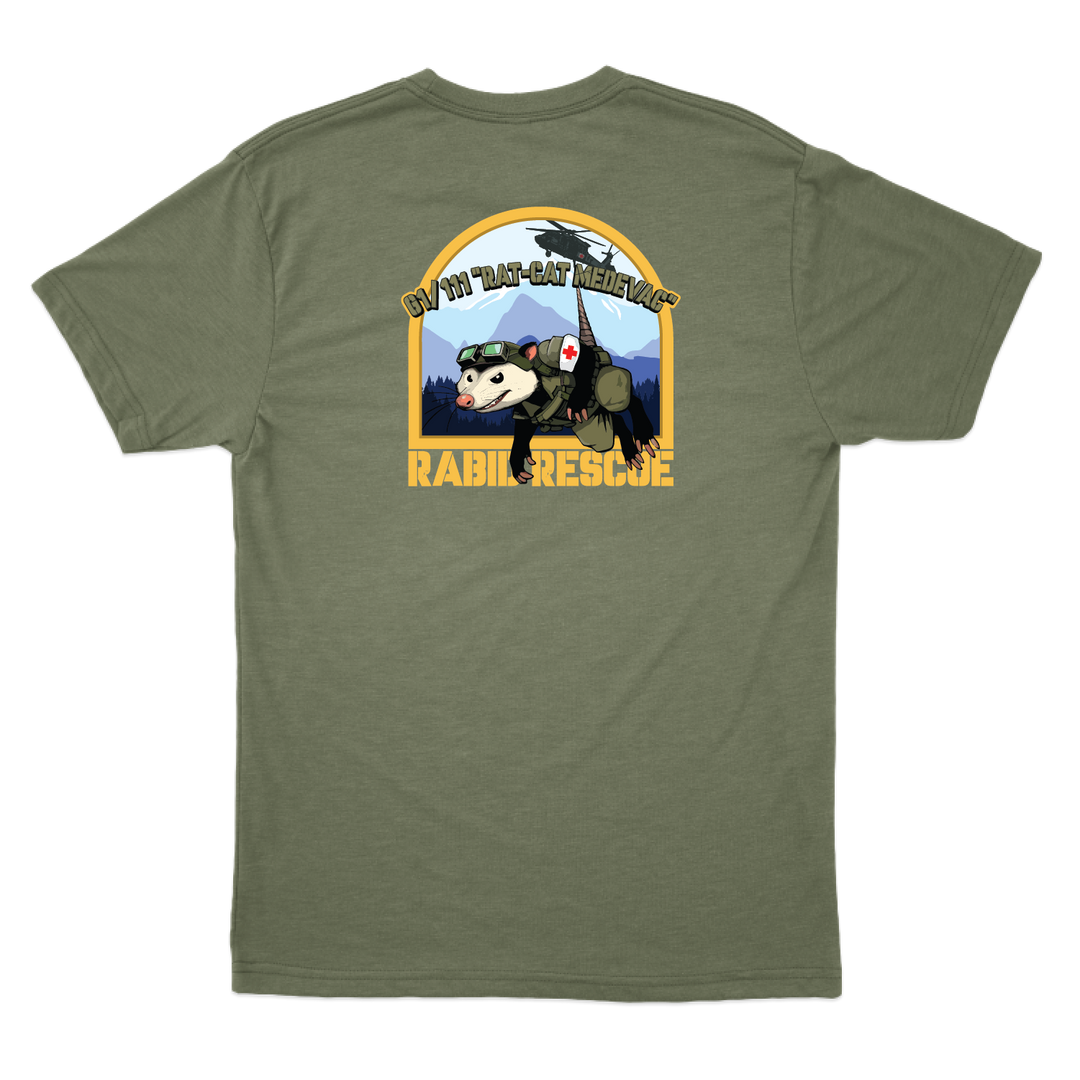 Det 1, G Co, 1-111 AVN "Rat Cat MEDEVAC" T-Shirts