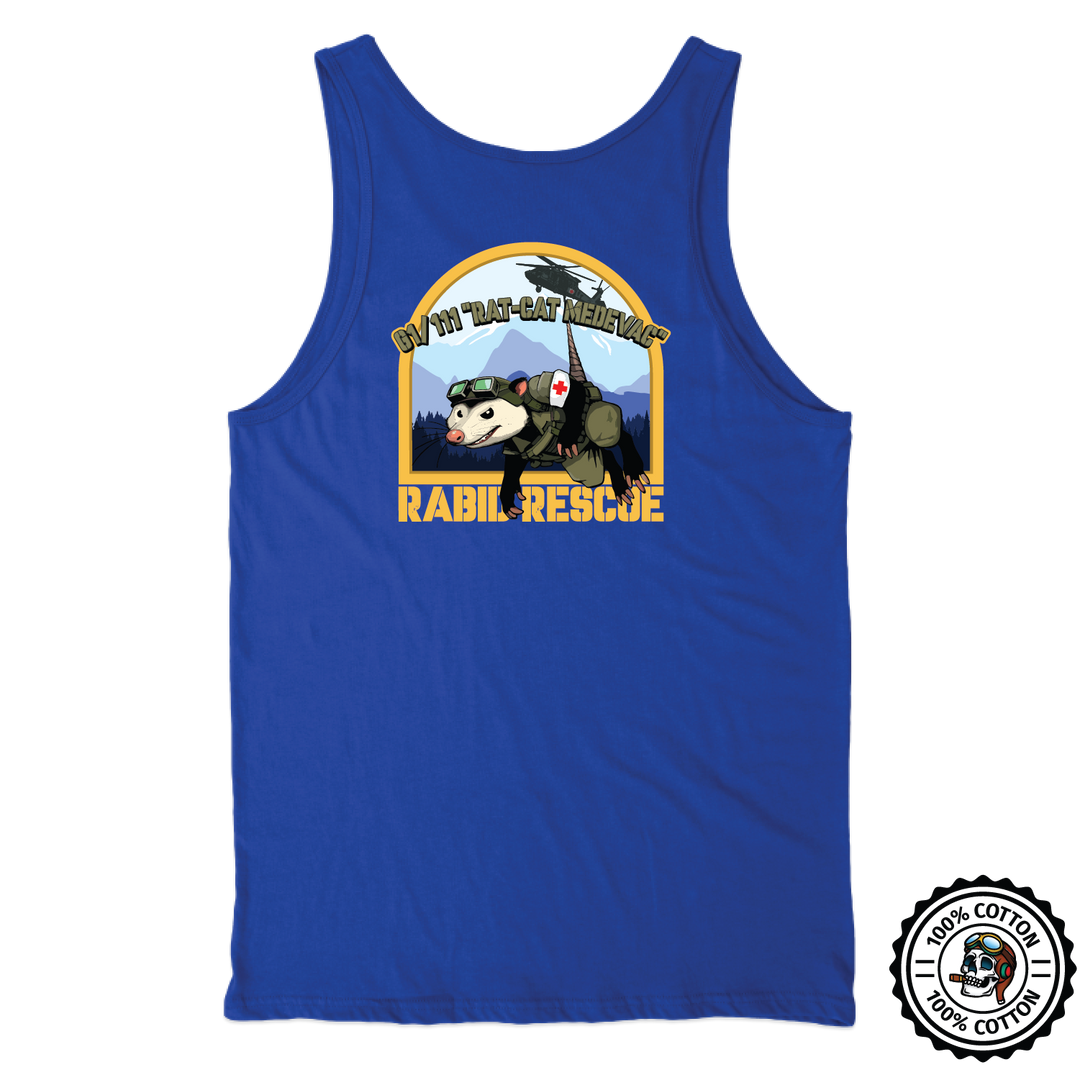 Det 1, G Co, 1-111 AVN "Rat Cat MEDEVAC" Tank Tops