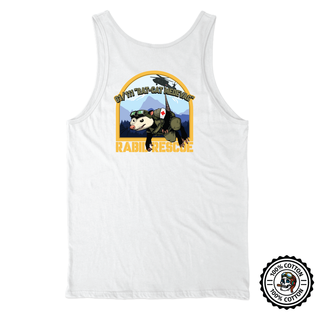Det 1, G Co, 1-111 AVN "Rat Cat MEDEVAC" Tank Tops
