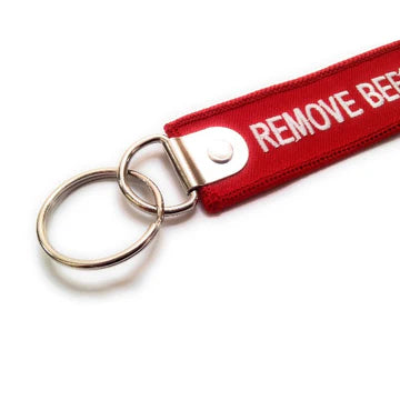 Remove Before Flight Key Chain